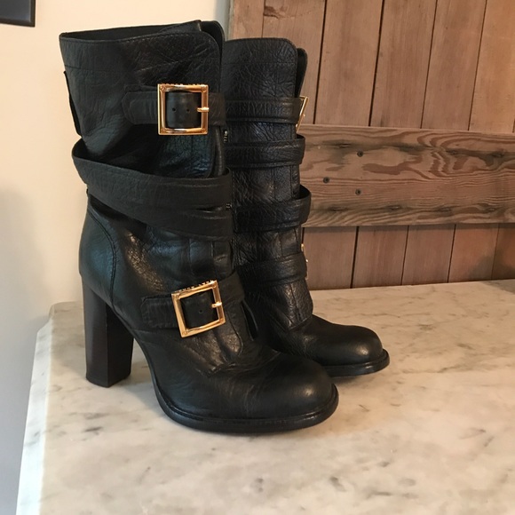 tory burch mid calf boots